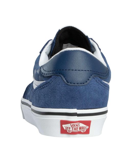 Vans Blue Brooklyn Suede Trainers for men