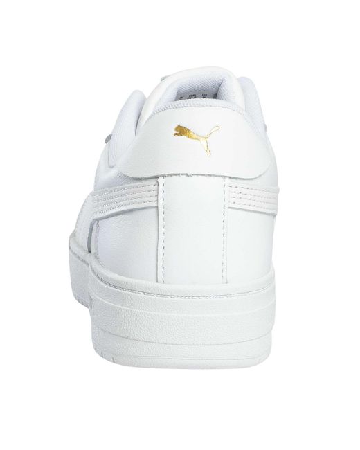 PUMA White Ca Pro Classic Leather Trainers for men