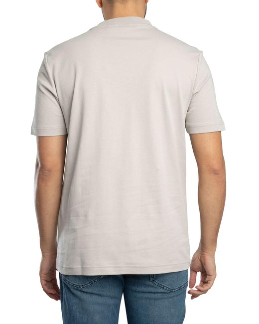 Boss Gray Te Interlock T-shirt for men