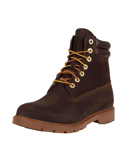 Timberland 6 Inch Basic Boots in Brown for Men | Lyst