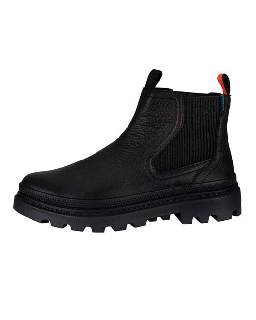 Palladium Pallatrooper Waterproof Leather Chelsea Boots in Black for Men |  Lyst Canada