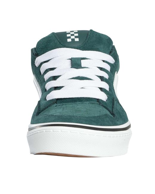 Vans Green Caldrone Embossed Suede Trainers for men