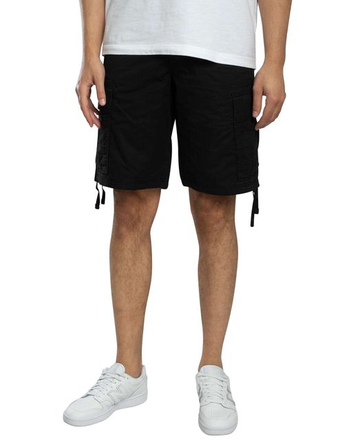 Jack & Jones Black Cole Frank Cargo Shorts for men