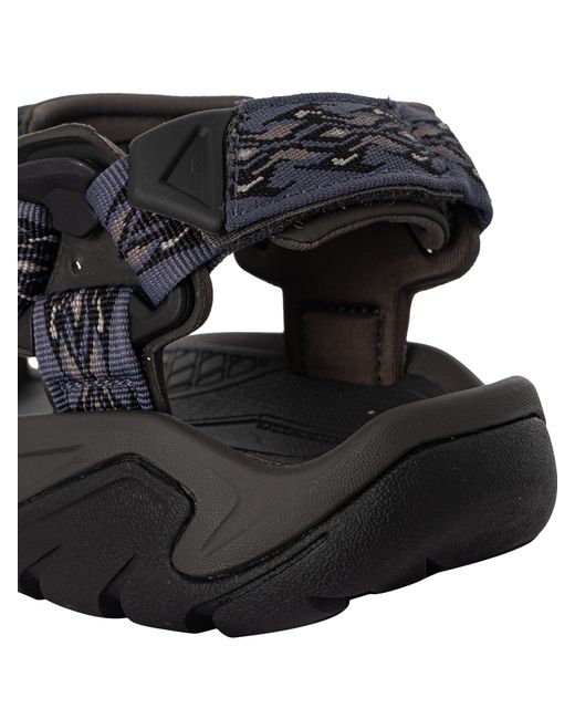 Teva Black Terra Fi 5 Universal Sandals for men