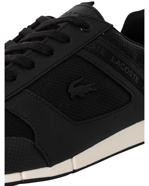 Lacoste Black Menerva 222 1 Cma Sneaker for men
