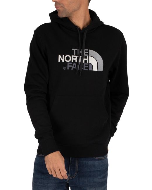 The North Face Black Drew Peak Hoodie for men