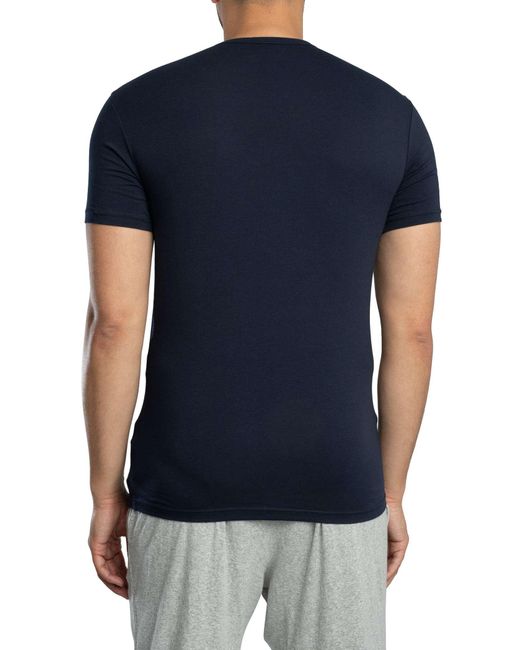 Emporio Armani Green 2 Pack Lounge Crew Neck Fitted T-shirt for men