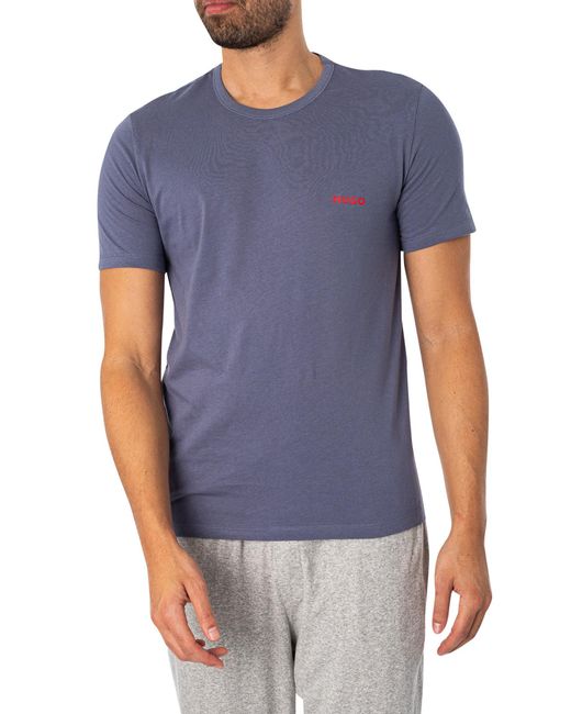 HUGO Blue 3 Pack Crew T-shirts for men