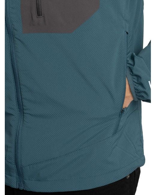 Columbia Blue Tall Heights Iii Hooded Softshell Jacket for men