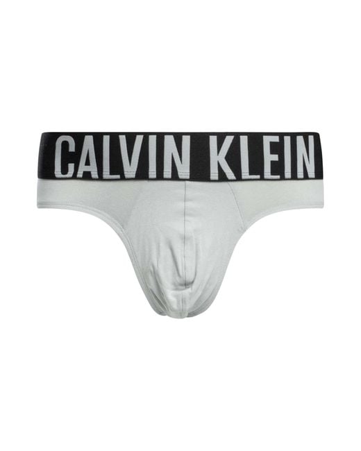 Calvin Klein White 3 Pack Intense Power Hip Briefs for men
