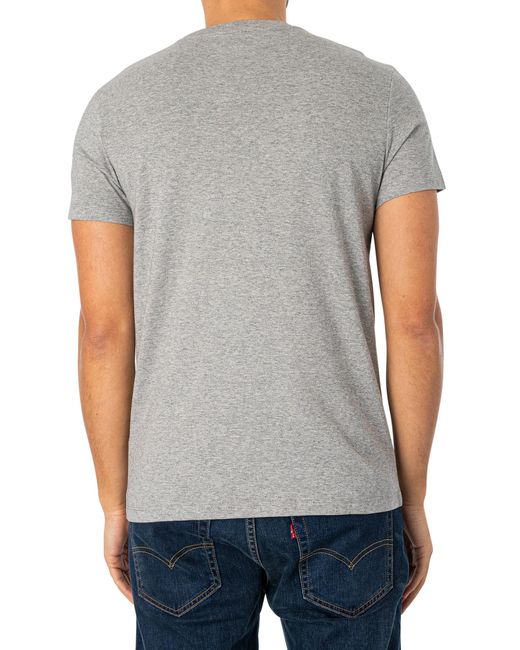 Timberland Black 3 Pack Dustan Slim T-shirts for men