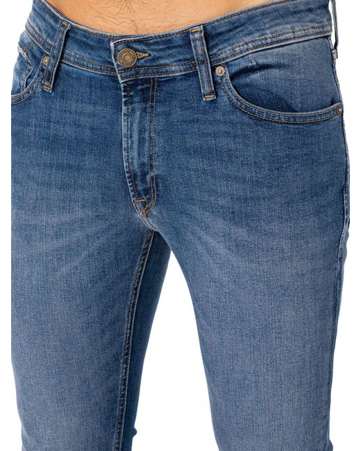 Jack & Jones Blue Liam Original 005 Skinny Jeans for men