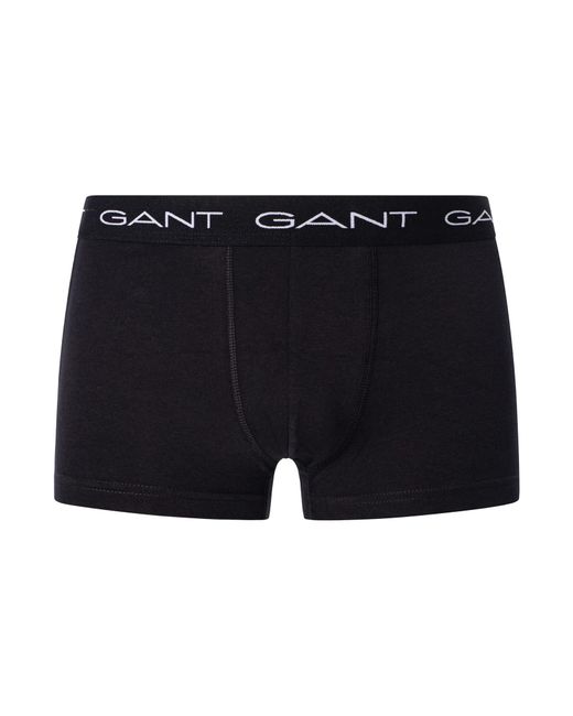 Gant Black 5 Pack Essentials Trunks for men