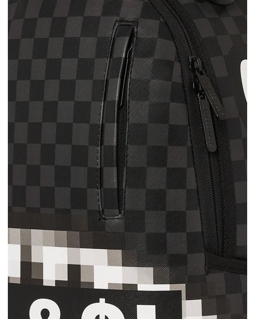Sprayground Black Censored Backpack for men