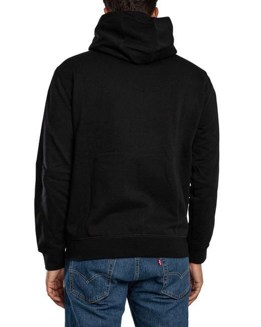 EA7 Black Box Logo Zip Hoodie for men