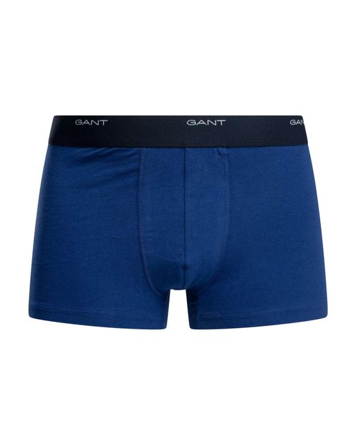 Gant Blue 3 Pack Core Trunks for men