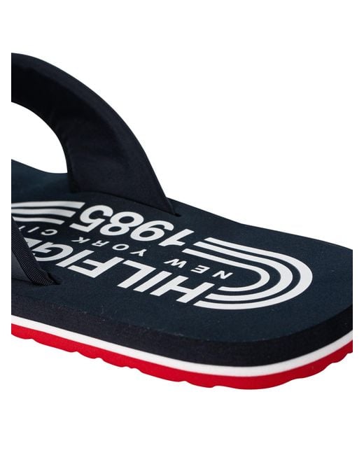 Tommy Hilfiger Blue Padded Beach Sandals for men