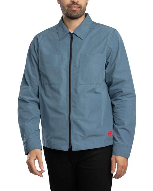 HUGO Blue Evalom Overshirt for men