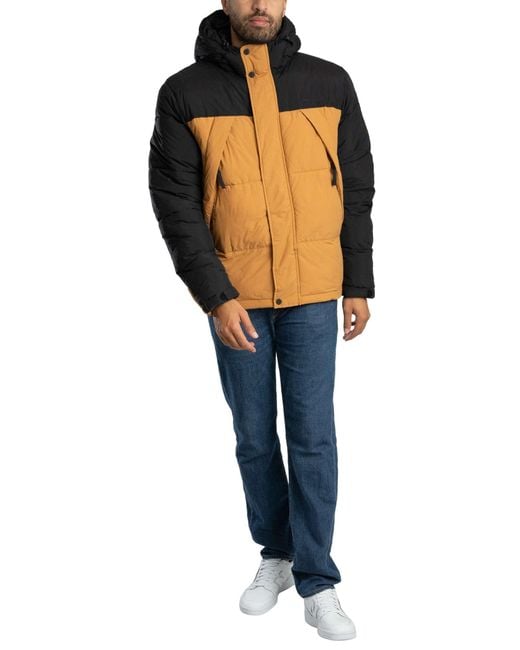 Timberland Blue Durable Water Repellent Puffer Jacket for men