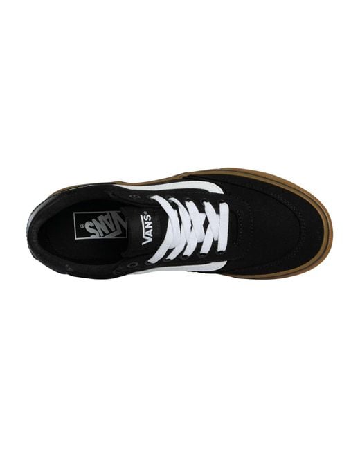 Vans Black Brooklyn Canvas Trainers for men