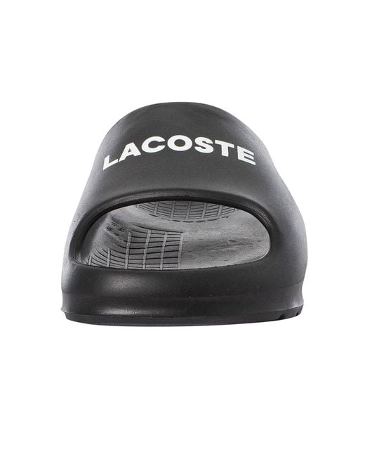 Lacoste Black Serve 2.0 1241 Cma Sliders for men