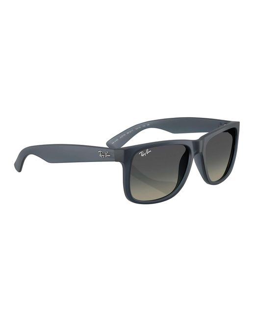 Ray-Ban Black Justin Classic Square Sunglasses for men
