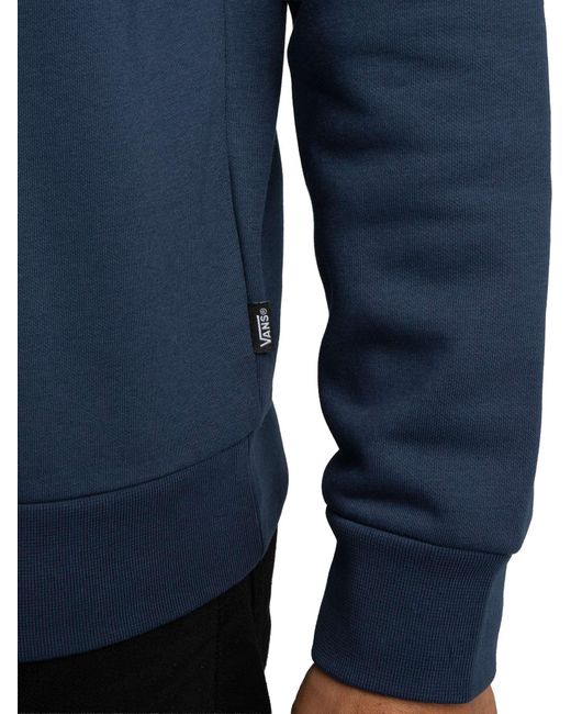 Vans Blue Left Chest Logo Sweatshirt for men
