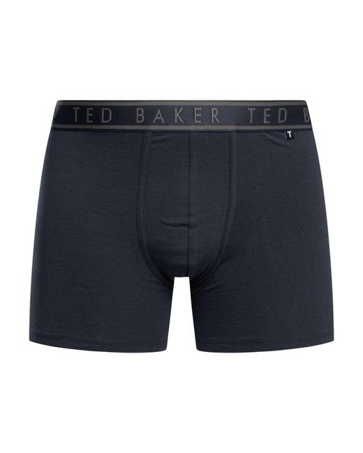 Ted Baker Blue 3 Pack Boxer Briefs for men