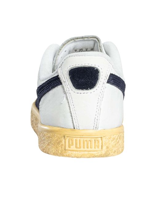 PUMA Multicolor Clyde Vintage Leather Trainers for men