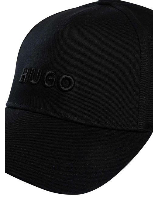 HUGO Black Jude Baseball Cap for men