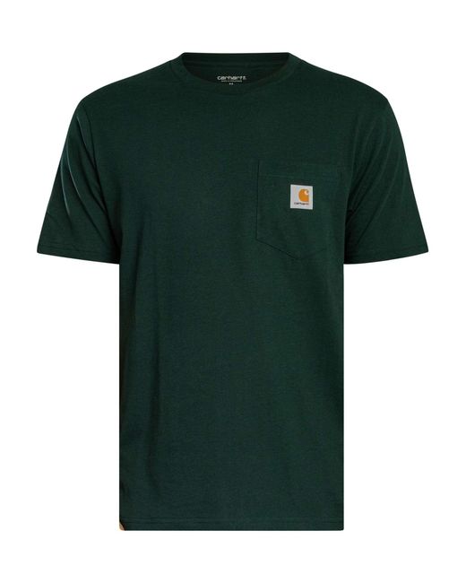 Carhartt Green Pocket T-shirt for men