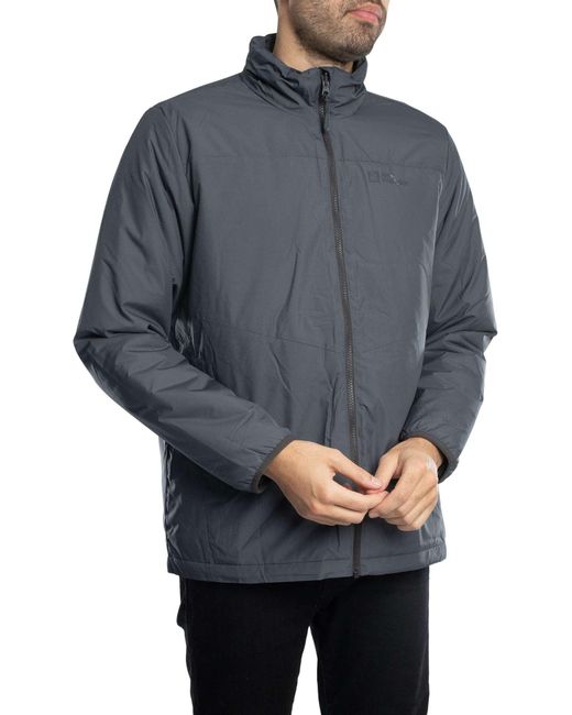 Jack Wolfskin Gray Feldberg 3 In 1 Jacket for men