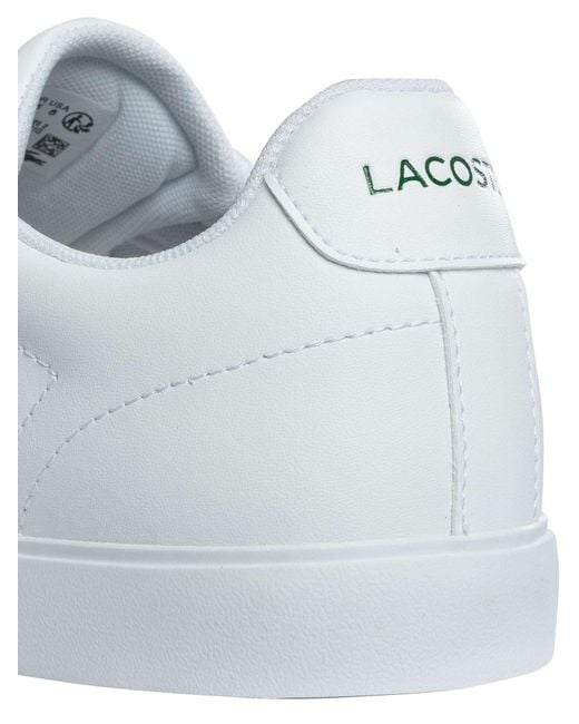 Lacoste White Lerond Set 125 2 Cma Leather Trainers for men