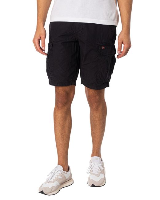 Napapijri Black Noto 2.0 Cargo Shorts for men