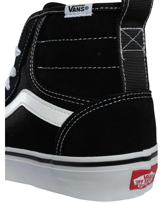 Vans Black Ashwood Hi Decon Suede Trainers for men