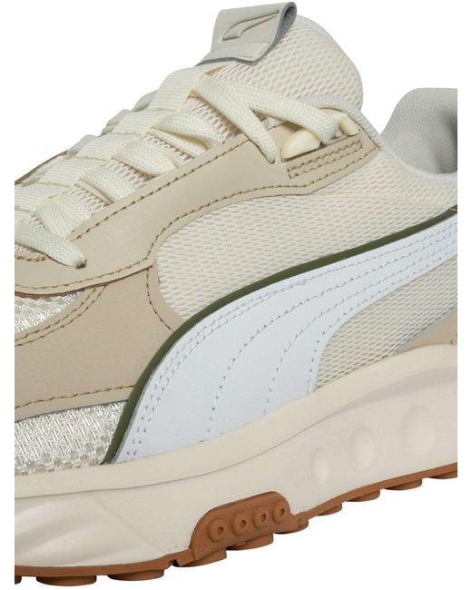 PUMA White Wild Rider Futurism Trainers for men