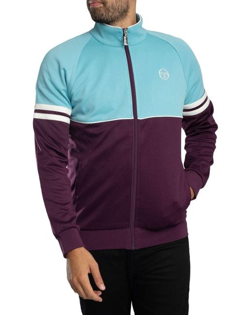 Sergio Tacchini Purple Orion Track Jacket for men