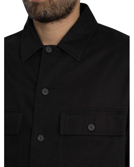 HUGO Black Epoldo Overshirt for men