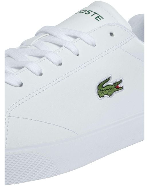 Lacoste White Lerond Set 125 2 Cma Leather Trainers for men