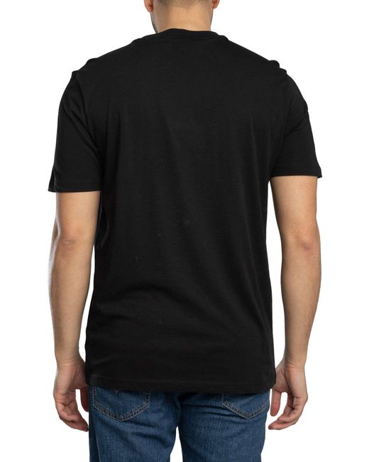 HUGO Black Dostino Graphic T-shirt for men