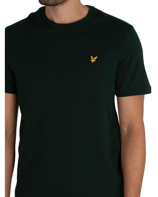Lyle & Scott Green Logo T-shirt for men