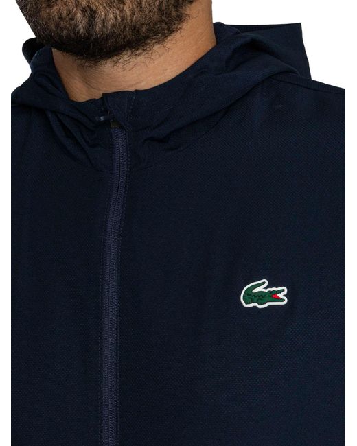 Lacoste Blue Logo Lightweight Jacket for men