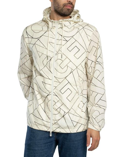 ARMANI EXCHANGE Natural Diagonal Logo Jacket for men
