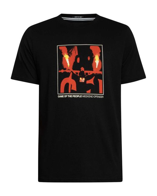 Weekend Offender Black The People Graphic T-shirt for men
