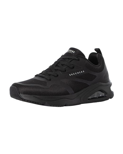 Skechers Black Tres-air Uno Revolution Airy Trainers for men