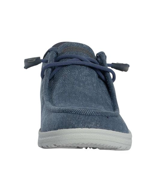 Skechers Blue Slip-ins Relaxed Fit Melson Trainers for men