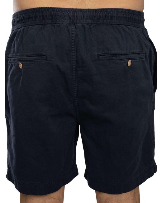Gant Blue Regular Sunfaded Shorts for men