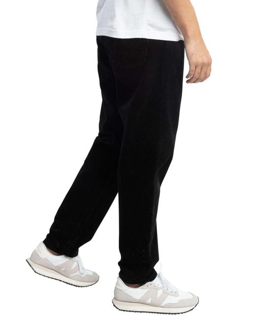 Carhartt Newel Cord Trousers in Black for Men Lyst