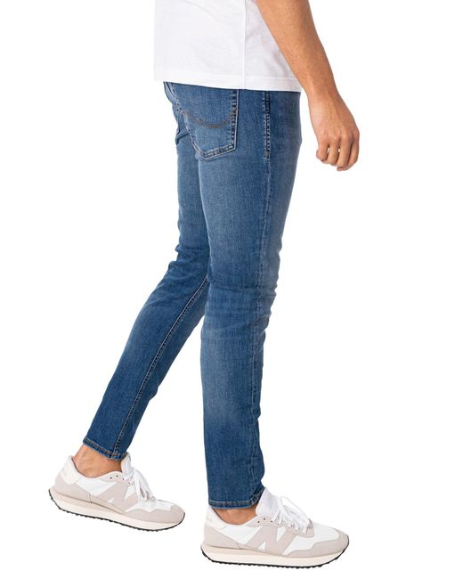 Jack & Jones Blue Liam Original 005 Skinny Jeans for men