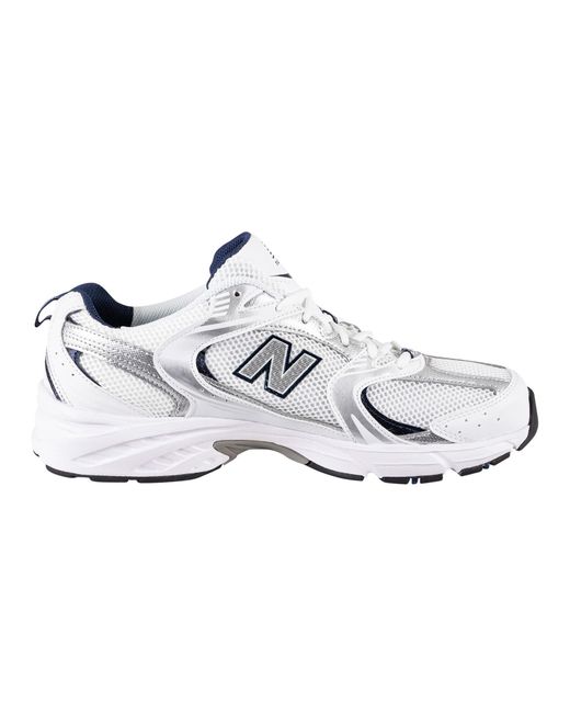 New Balance White 530 Running Mesh Trainers for men